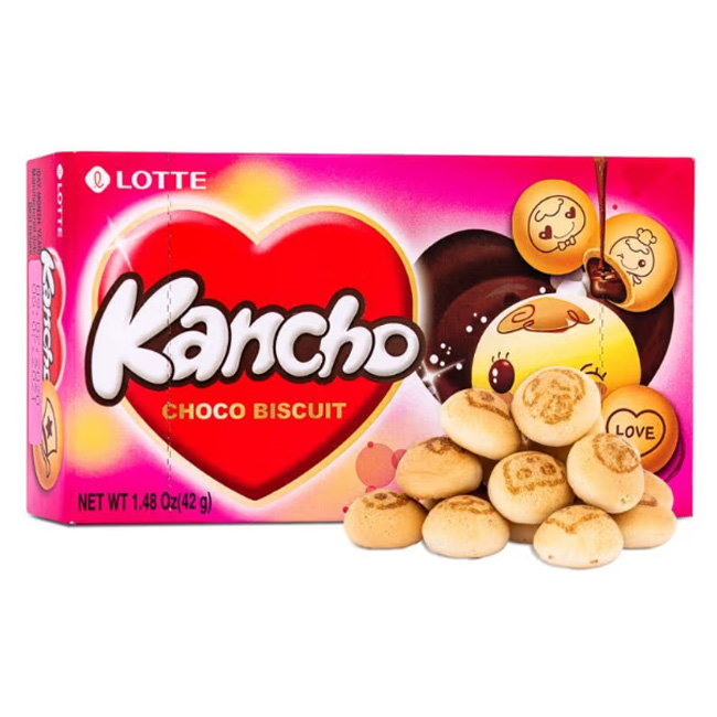Lotte Korea Kancho Choco Biscuit 42Gm